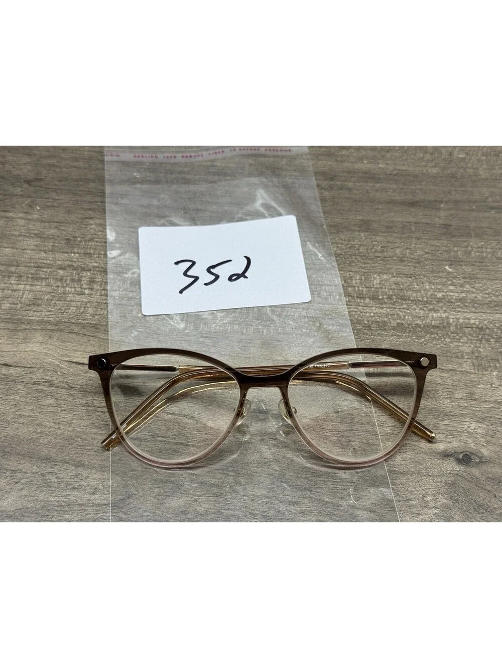 Marc Jacobs Designer Eyeglasses, Frames Only, MARC 32 TVX ..-..-140 Brown Clear